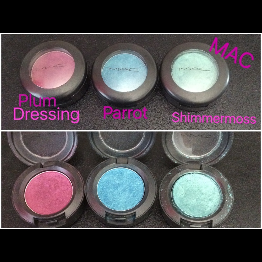 Three Gently Used MAC eyeshadows